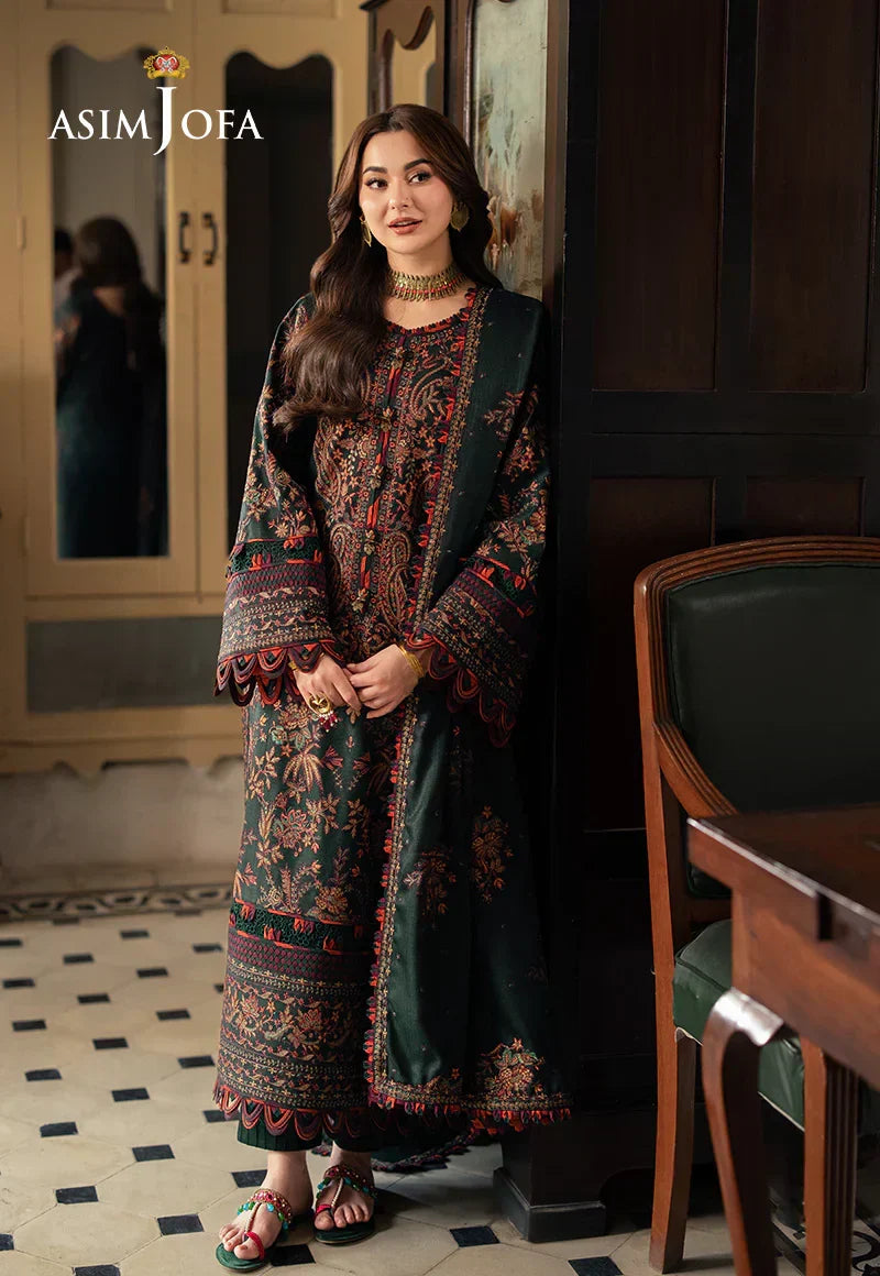 3PC DHANAK EMBROIDERED UNSTICHED SUIT 259