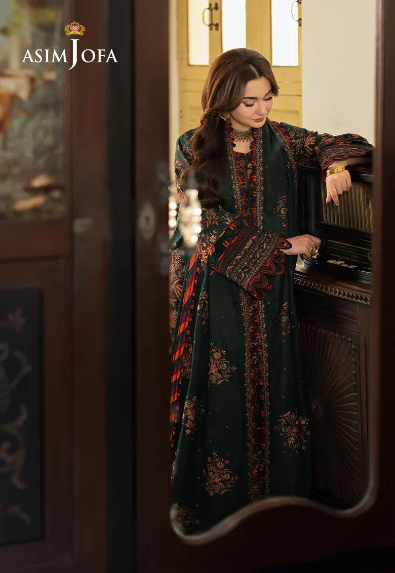 3PC DHANAK EMBROIDERED UNSTICHED SUIT 259