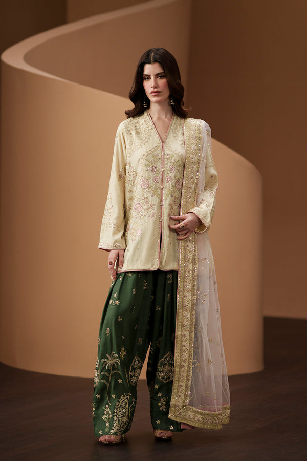 ETHNIC 3PC WEDDING COLLECTION EMBROIDERED SUIT